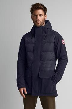 Chamarras Canada Goose Hombre Outlet - Breton Chaqueta De Plumas Azul Marino XA9241037